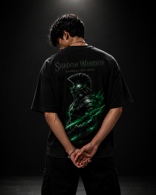 SHADOW WARRIOR | 240 GSM Premium Oversized T-Shirt