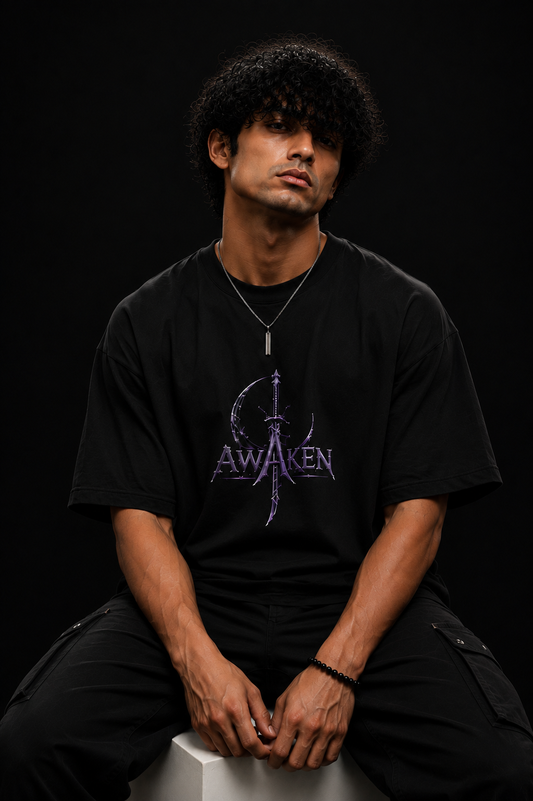 SILENCE IS DEADLY | 240 GSM Premium Oversized T-Shirt