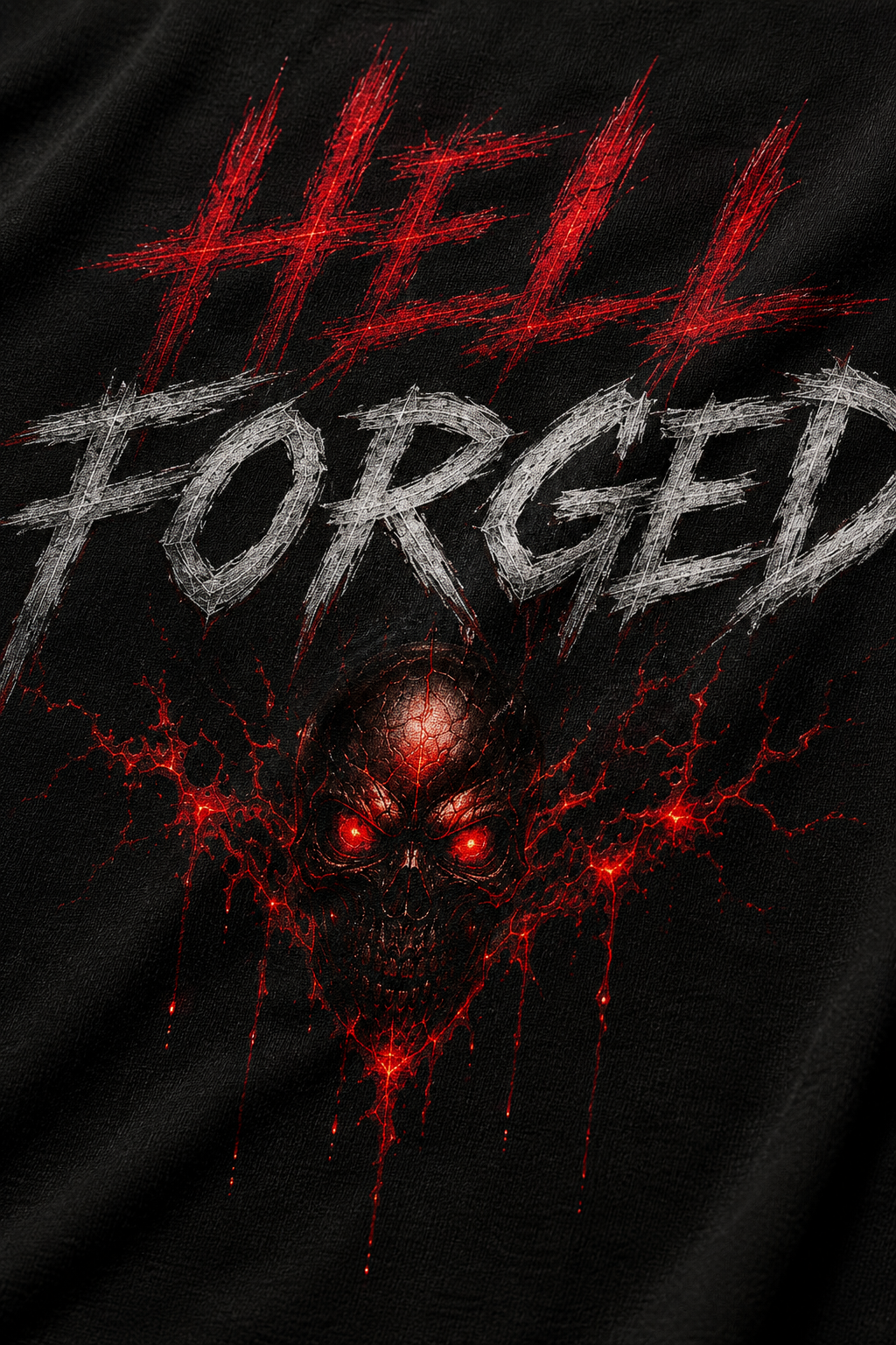 HELL FORGED | 240 GSM Premium Oversized T-Shirt