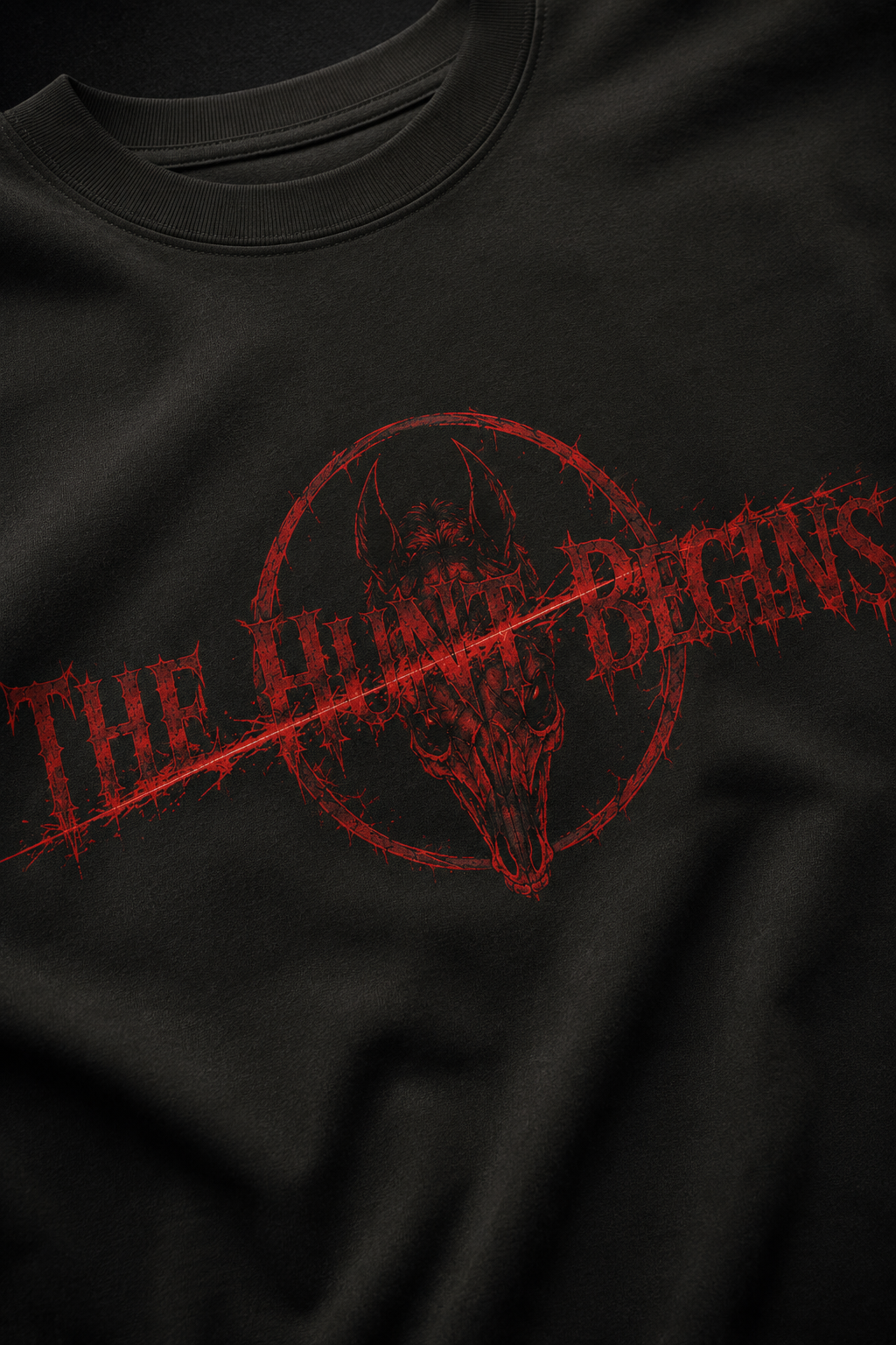 DEATH RIDES FIRST | 240 GSM Premium Oversized T-Shirt