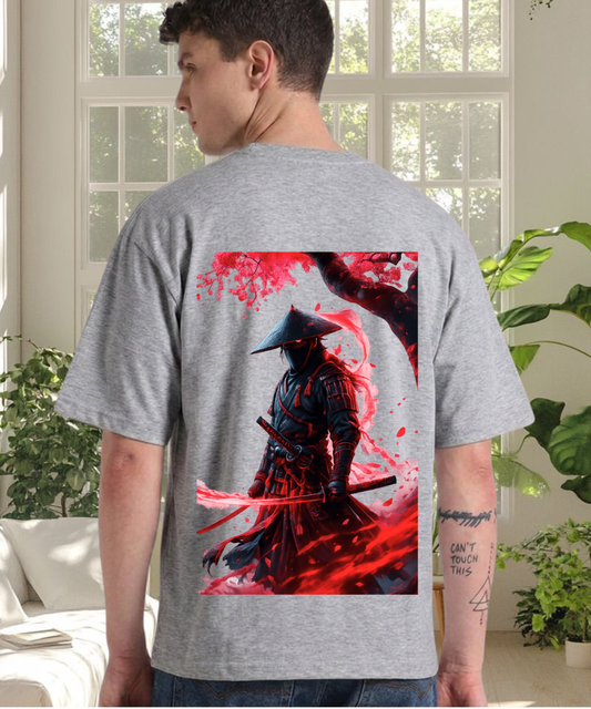 Overpowered Samurai ( Unisex Oversized  T-Shirt )