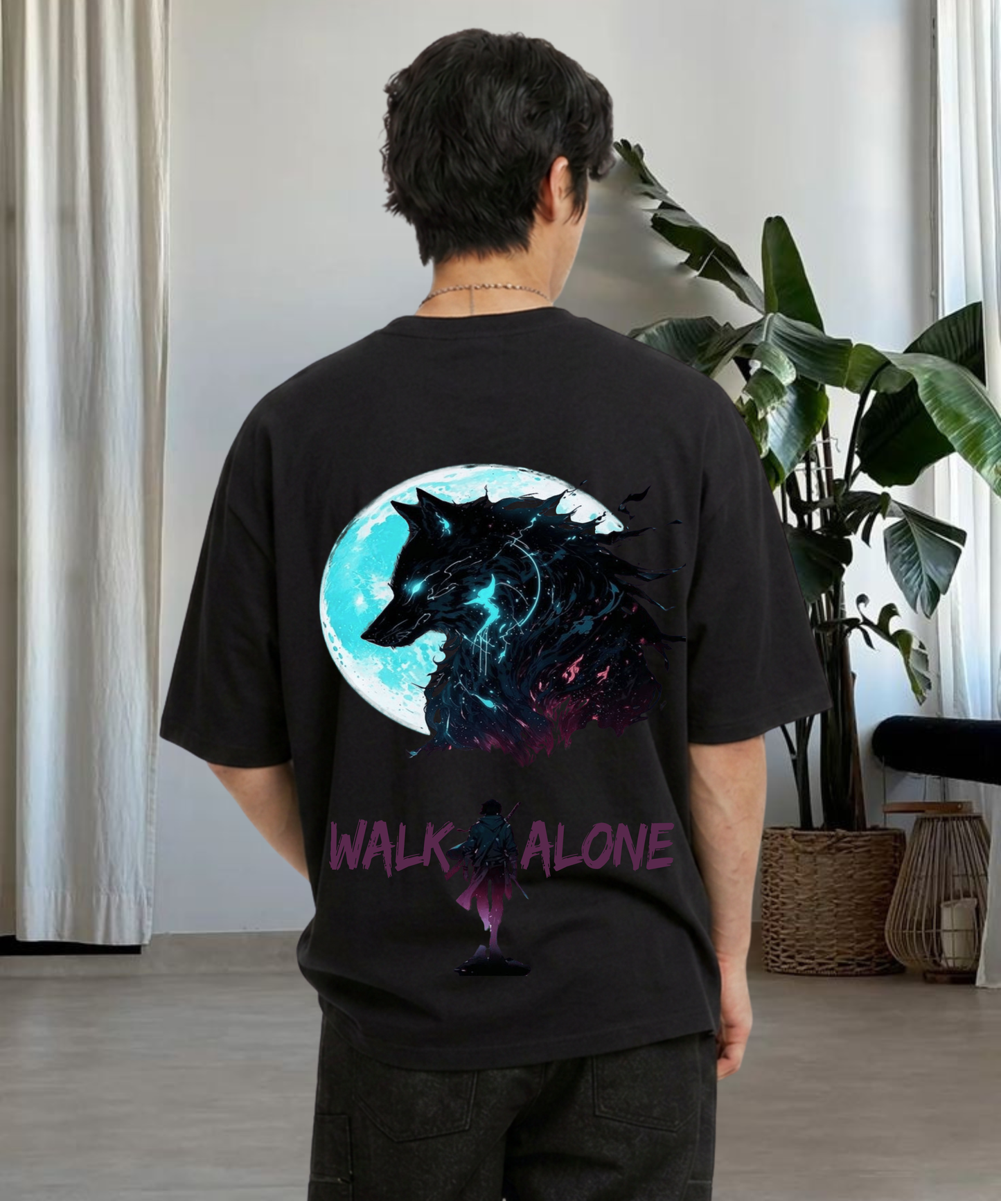 Alone Samurai ( Unisex Oversized T-Shirt )