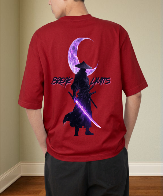 The Samurai Break The Limits ( Unisex oversized T-Shirt )
