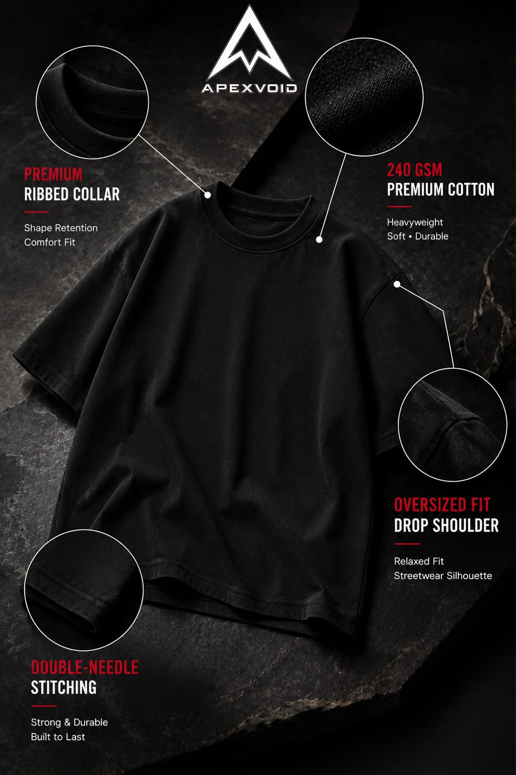 SILENCE IS DEADLY | 240 GSM Premium Oversized T-Shirt